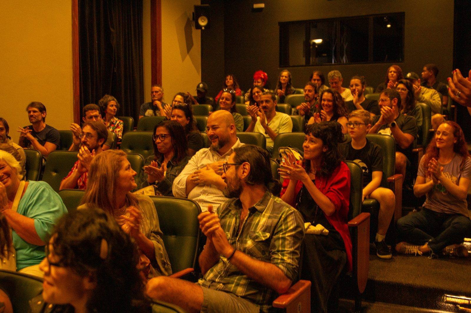 Público aplaudindo no Festival do Rio